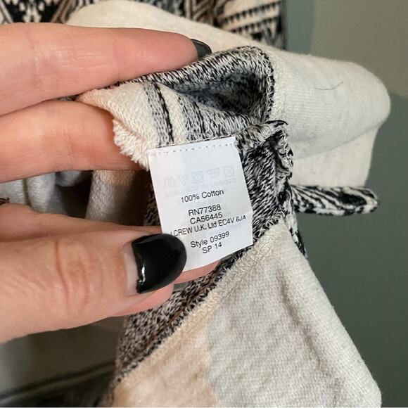 J Crew Cotton Boatneck Aztec Woven Top - Picture 5 of 6